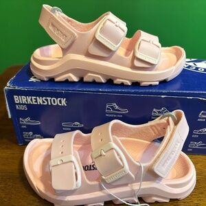 Birkenstock Mogami Kids Birko-Flor Sandals Icy Gentle Rose Size 9 Kids EU27